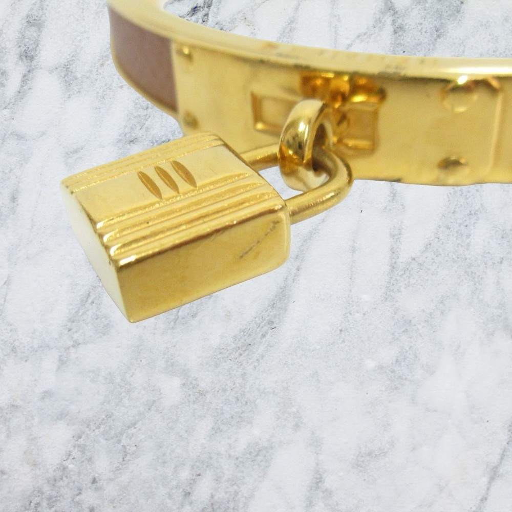 HERMES Pre-Owned Kelly Cadena Bangle with H charm - Picture 9 of 9
